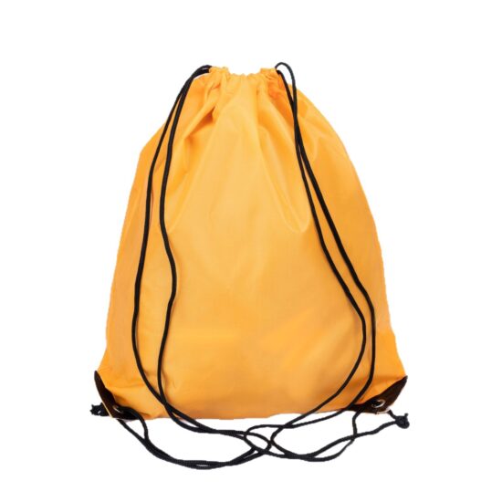  210D polyester drawstring sports bag for marathons with customizable logo