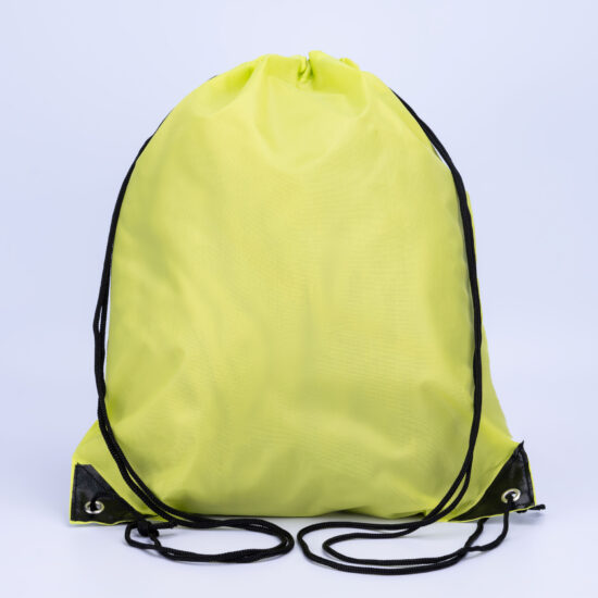  210D polyester drawstring sports bag for marathons with customizable logo