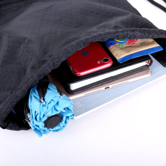16x25cm Polyester Drawstring Pouch Bag for Jump Rope