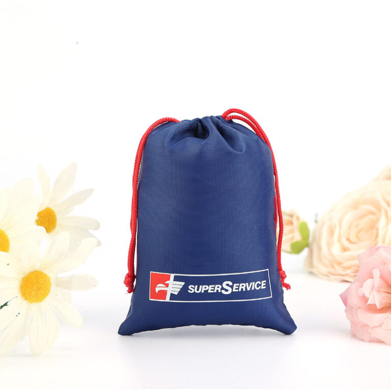 Waterproof Polyester Drawstring Bag for Swimwear & Raincoats