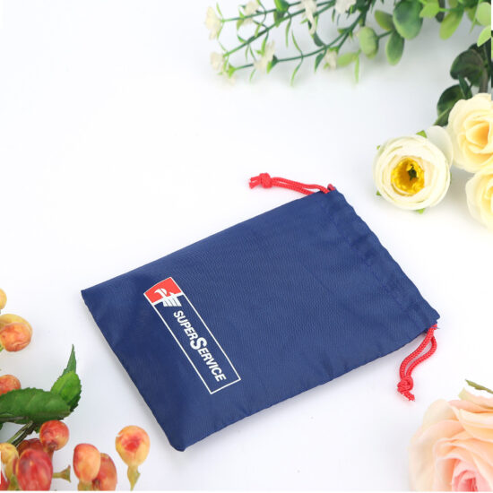 Waterproof Polyester Drawstring Bag for Swimwear & Raincoats
