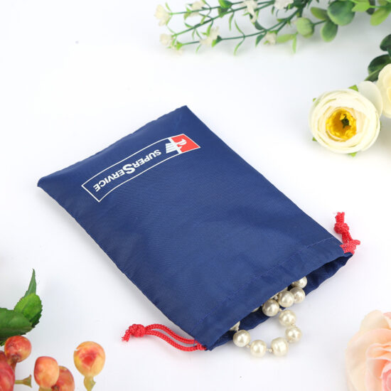 Waterproof Polyester Drawstring Bag for Swimwear & Raincoats
