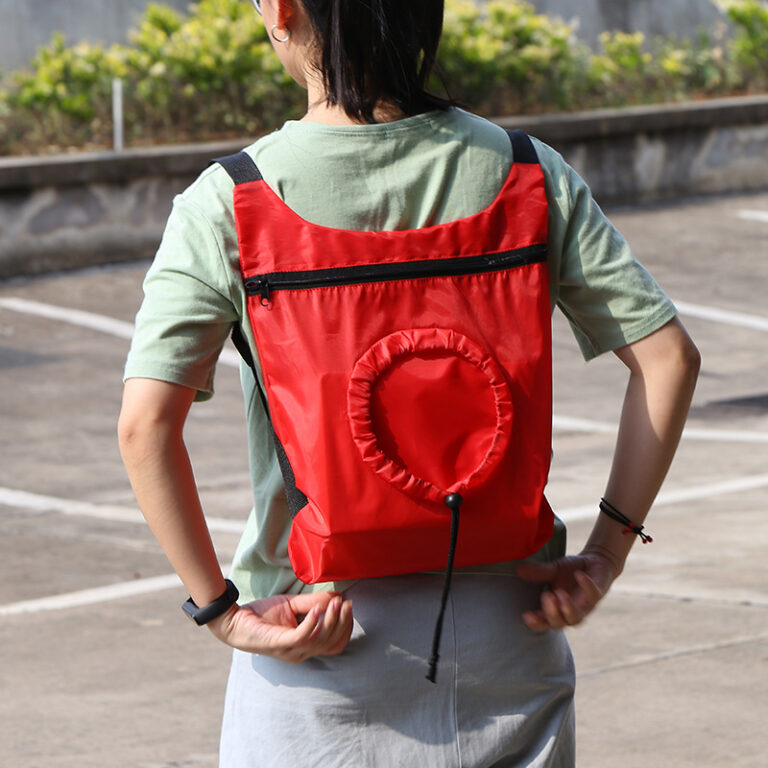 210T Polyester Waterproof Drawstring Backpack Bag