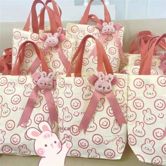 Canvas Birthday Party Favor Bags for Kids – Reusable Gift Tote