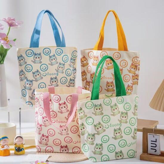 Canvas Birthday Party Favor Bags for Kids – Reusable Gift Tote
