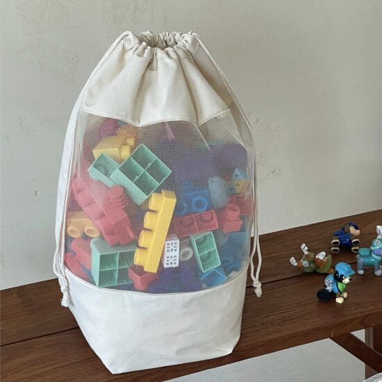 Custom 210D polyester drawstring bag with nylon Oxford and mesh fabric Title: Durable drawstring backpack with 210D polyester, nylon Oxford, and mesh