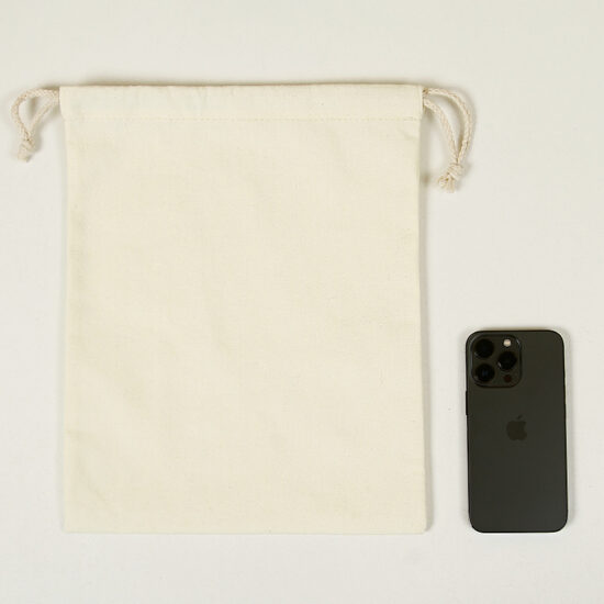 Custom Canvas Drawstring Bag for Students and Educational Use