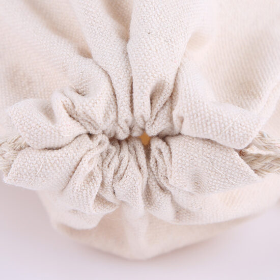 Blank Canvas Drawstring Bag for Storage or Logo Printing