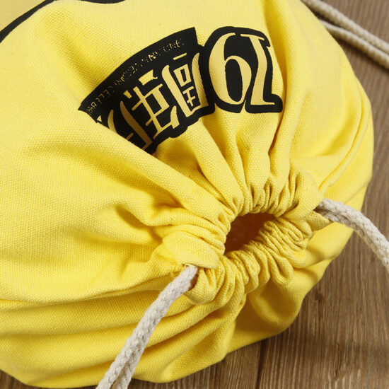 Custom Canvas Cotton Drawstring Bag for Jewelry and Storage