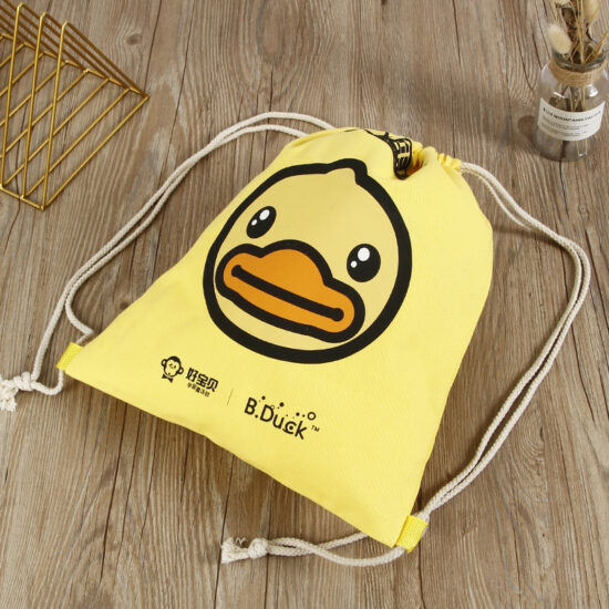 Custom Canvas Cotton Drawstring Bag for Jewelry and Storage