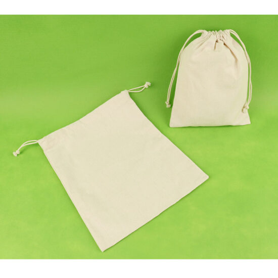 Custom Drawstring Canvas Bags – Logo Printed Cotton Dust & Storage Pouches