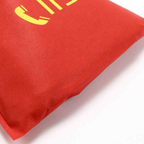 Custom Logo Printed Non-Woven Drawstring Backpack Bag