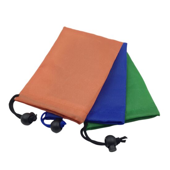 Nylon drawstring pouch for ear cleaner, shaver, and personal care tools