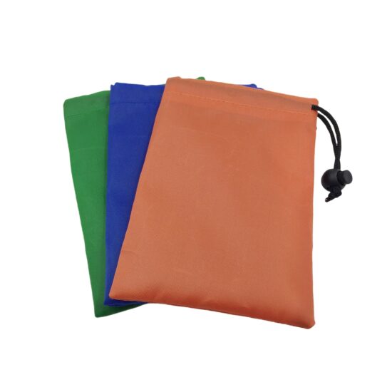 Nylon drawstring pouch for ear cleaner, shaver, and personal care tools