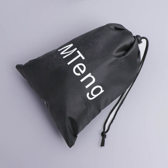 Custom polyester nylon 420D drawstring bag for sports and cycling