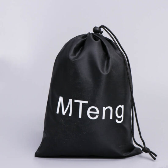 Custom polyester nylon 420D drawstring bag for sports and cycling