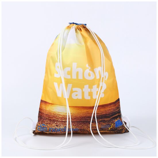  Custom Polyester Drawstring Bag for Beach, Party, and Sports Use