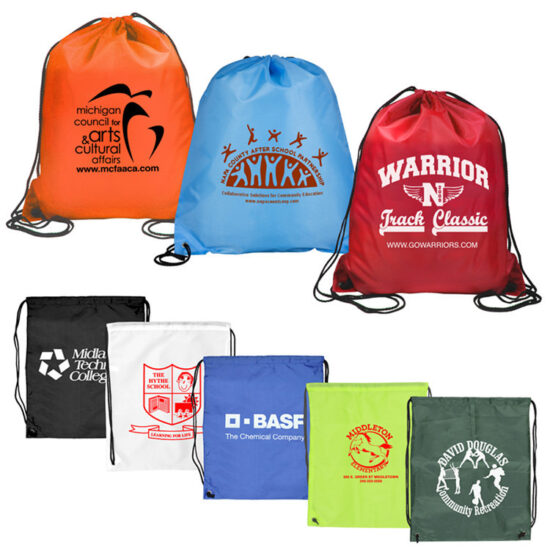  Custom Polyester Drawstring Bag for Beach, Party, and Sports Use