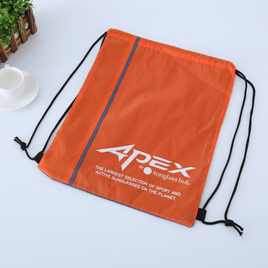 Custom Polyester Drawstring Pouch and Backpack
