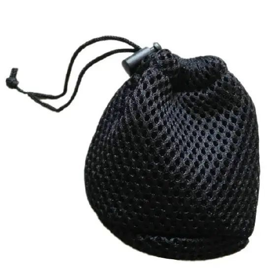 Custom sandwich mesh drawstring bag for power bank storage