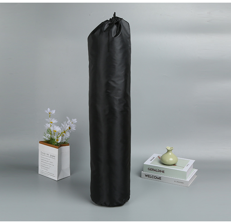 Custom printed solid color polyester drawstring bag for packaging and storage