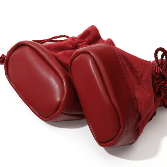 Custom Velvet Suede Drawstring Bags for Cosmetics and Jewelry