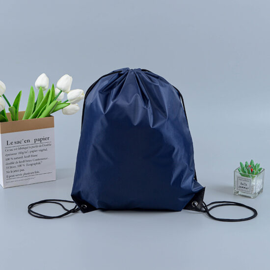 Custom colorful waterproof Oxford drawstring backpack for gym and travel
