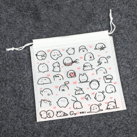 Cute Cartoon Non-Woven Dust Bag for Figures and Badges