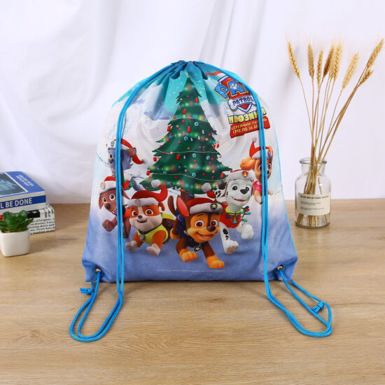 210D polyester drawstring sports backpack for marathons and outdoor use