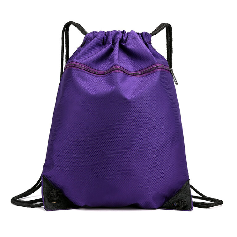 Waterproof Oxford drawstring sports backpack with custom logo option