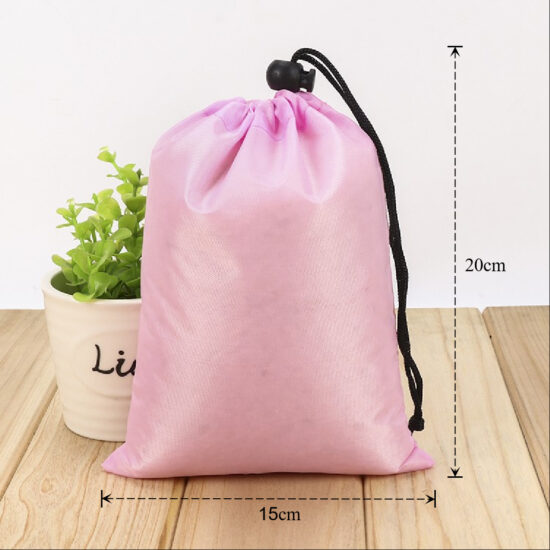 Waterproof nylon drawstring storage bag for jump rope and dustproof packaging