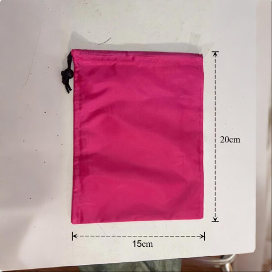 Waterproof nylon drawstring storage bag for jump rope and dustproof packaging