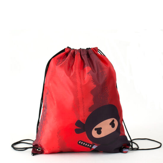 Organic cotton mesh drawstring bag for fruit storage