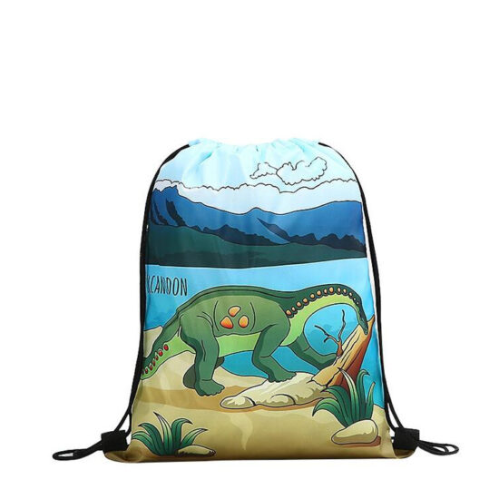 Organic cotton mesh drawstring bag for fruit storage
