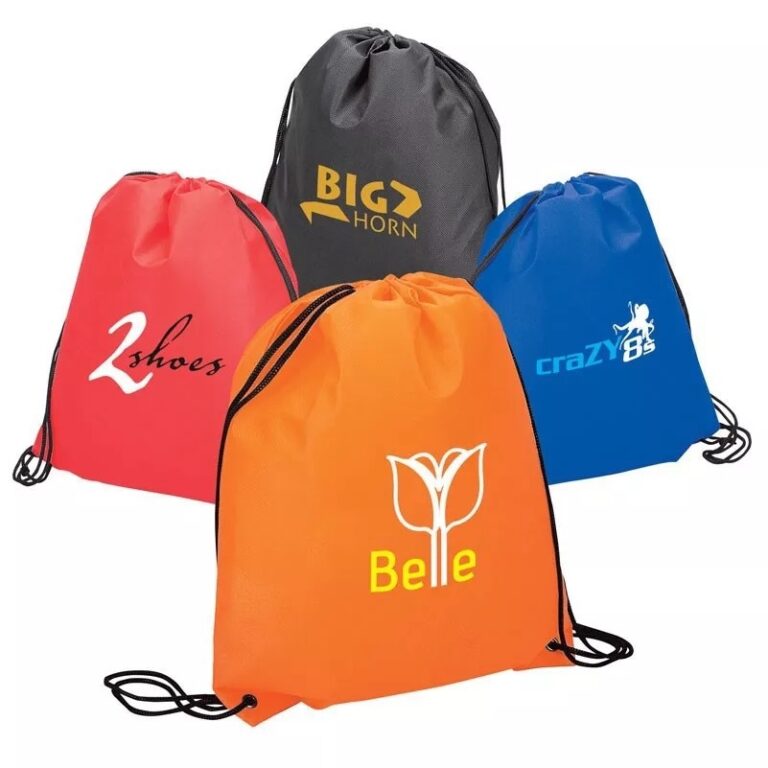 Organic cotton mesh drawstring bag for fruit storage