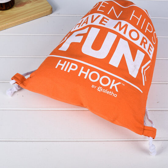 Heavy Cotton Canvas Drawstring Backpack for Gym and School