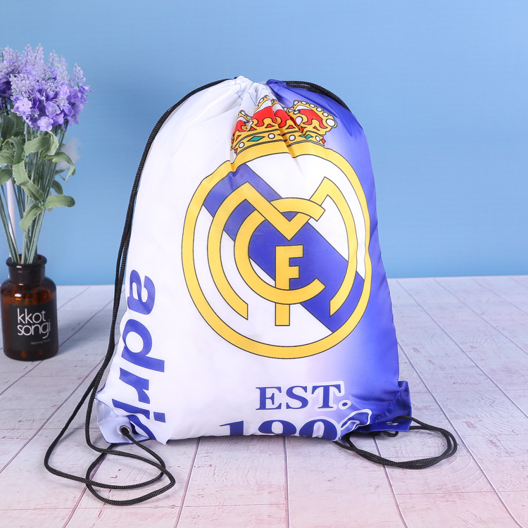 Foldable 210D Polyester Drawstring Bag Custom Logo