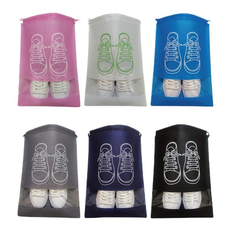 Non-Woven Drawstring Dustproof Bag for Clothes, Toys, and Shoes