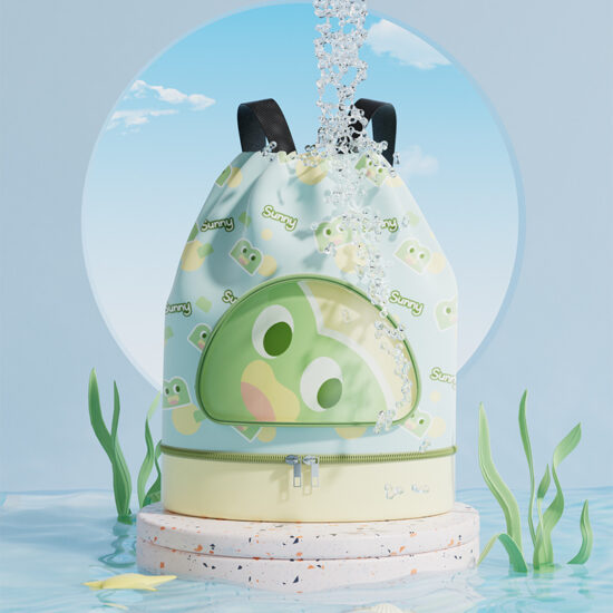 Cartoon Children’s Wet and Dry Separation Swim Bag