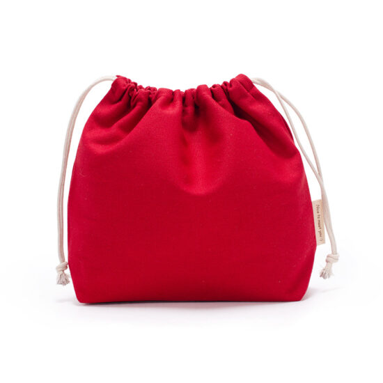 Large White Canvas Drawstring Storage Bag – Cotton Inner Pouch

