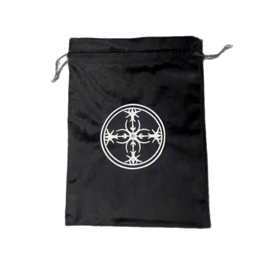 Thick velvet drawstring pouch for cosmetics and gift packaging