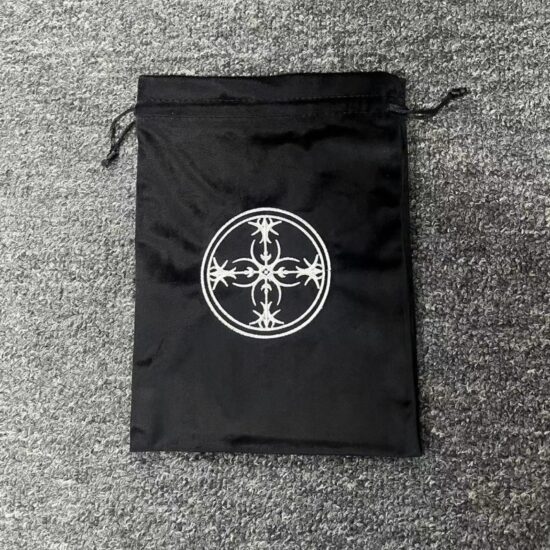 Thick velvet drawstring pouch for cosmetics and gift packaging