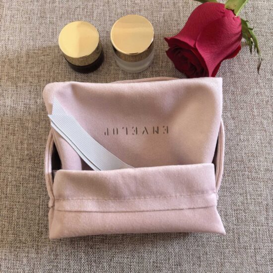 Luxury velvet pouch and tote bag for jewelry, cosmetics, and gift packaging