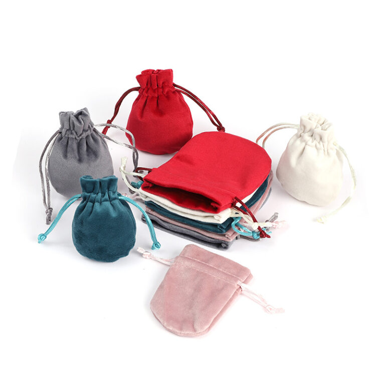 Multi-Color Velvet Drawstring Bags – Premium Jewelry & Gift Storage Pouches