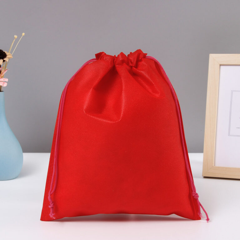 Non-Woven Drawstring Storage Bag for Shoes, Bags, and Electronics