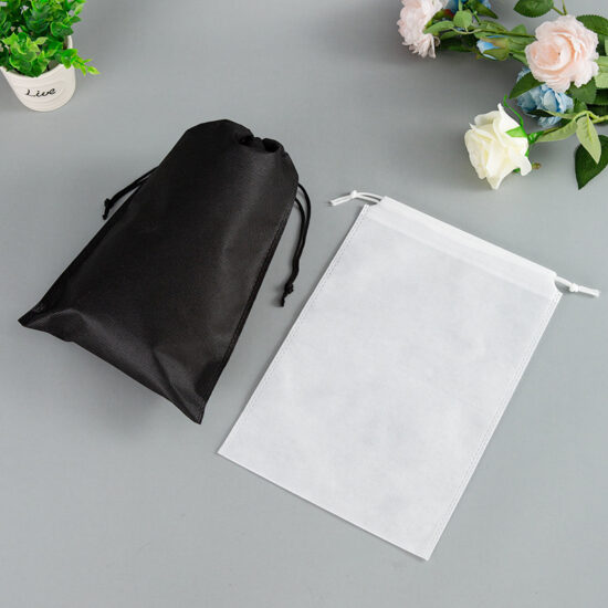 Non-Woven Drawstring Storage Bag for Shoes, Bags, and Electronics