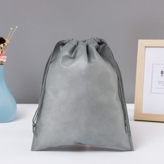 Non-Woven Drawstring Storage Bag for Shoes, Bags, and Electronics