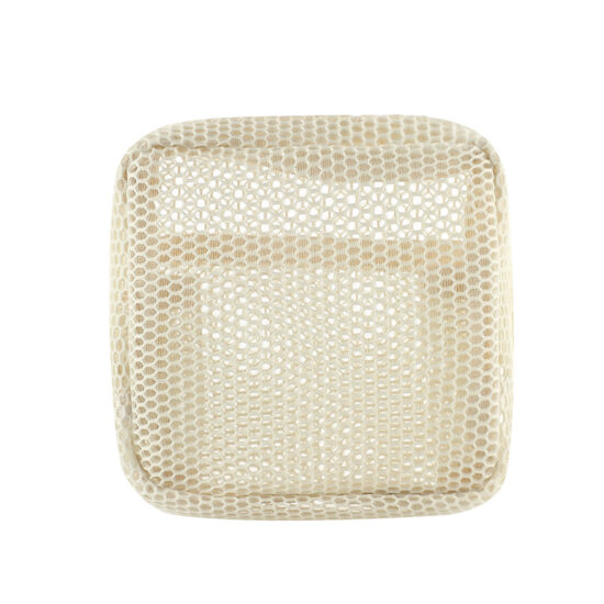 Portable mesh cosmetic pouch for lipsticks, sanitary pads, and daily essentials

