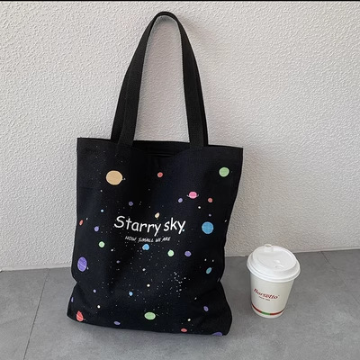  Custom Printed Canvas Drawstring Bag with Logo