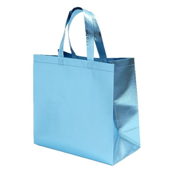 Non-woven plush doll storage bag with drawstring and handles